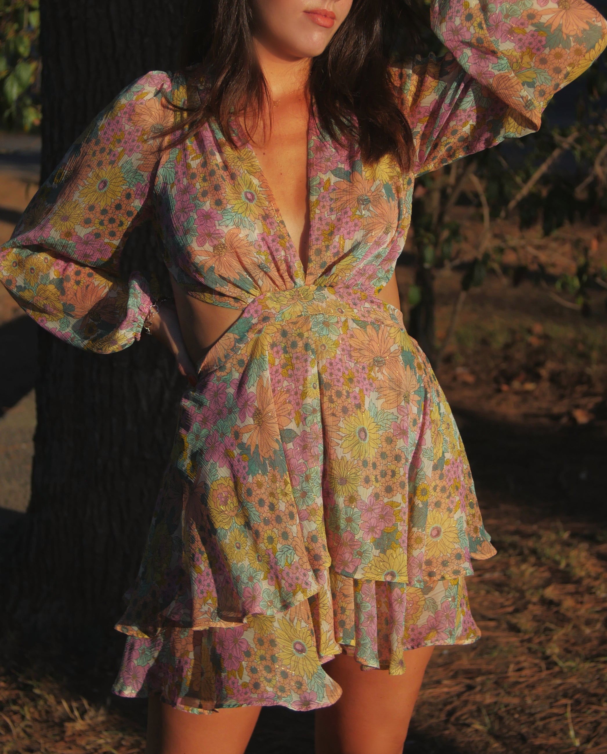 Alexandra Floral Dress | Elevated Bohemian Dress Barcelona The Bohemian State Alexandra Floral Dress | Elevated Bohemian Dress Barcelona The Bohemian State