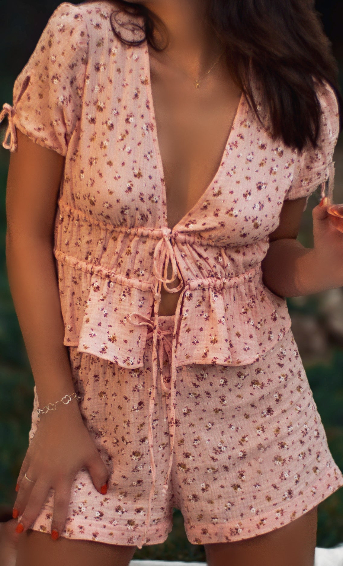 The Pink Georgette Set